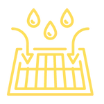 A slow draining drain icon