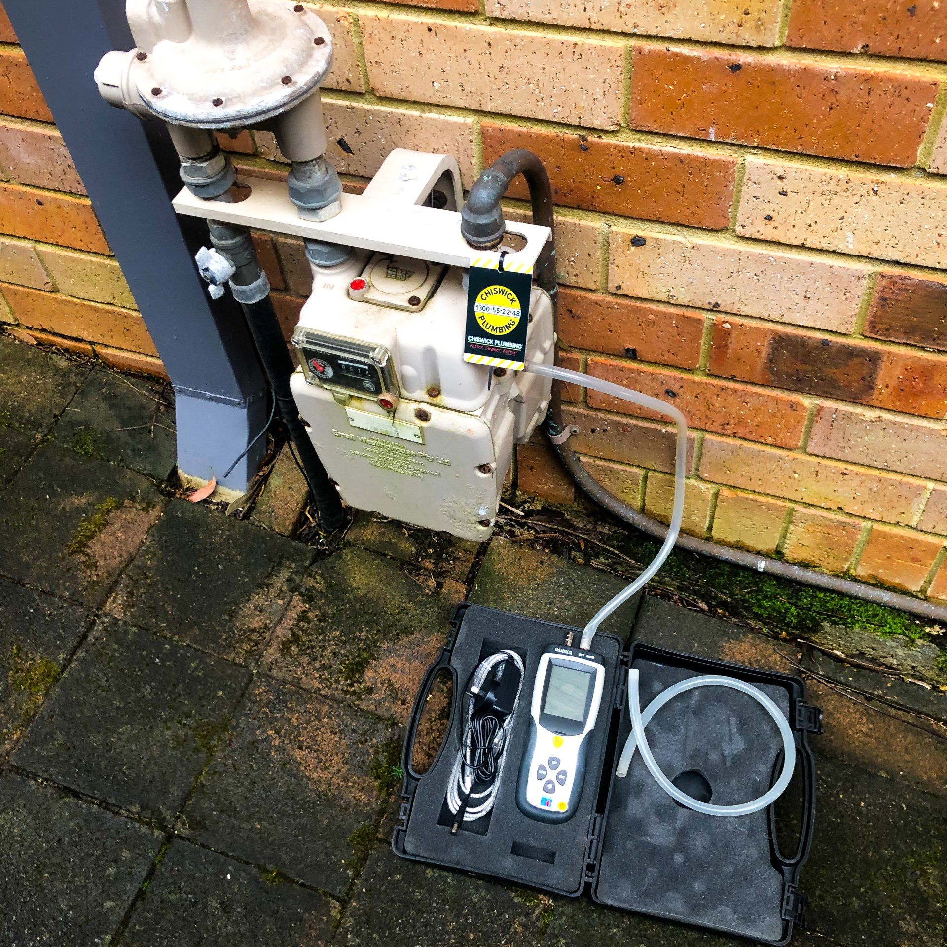 Chiswick Plumbing gas pressure testing