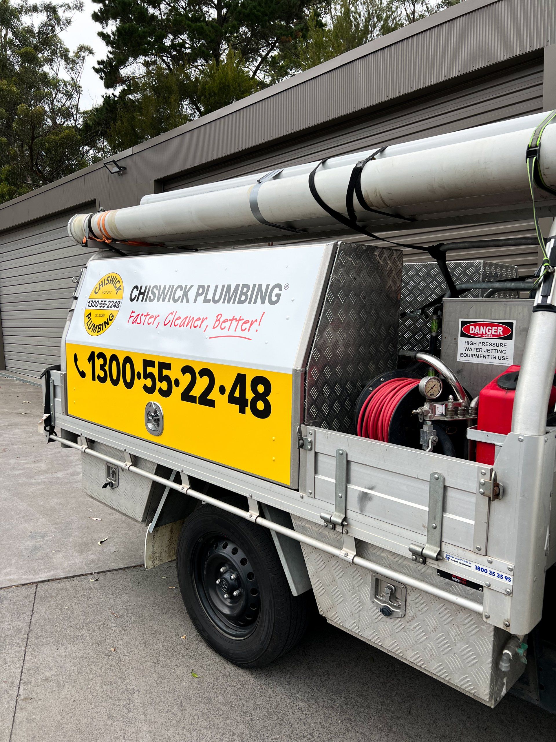 Chiswick Plumbing logo on truck