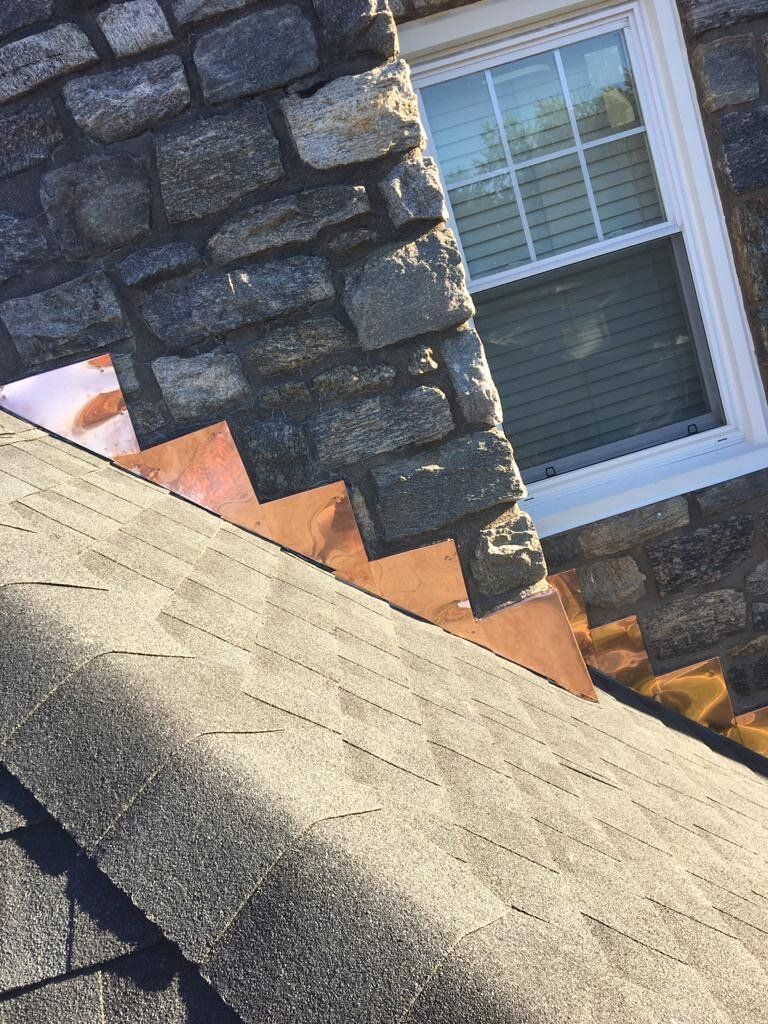 Side View of Chimney — Burlington, NJ — AD Roofer Siding & Gutters