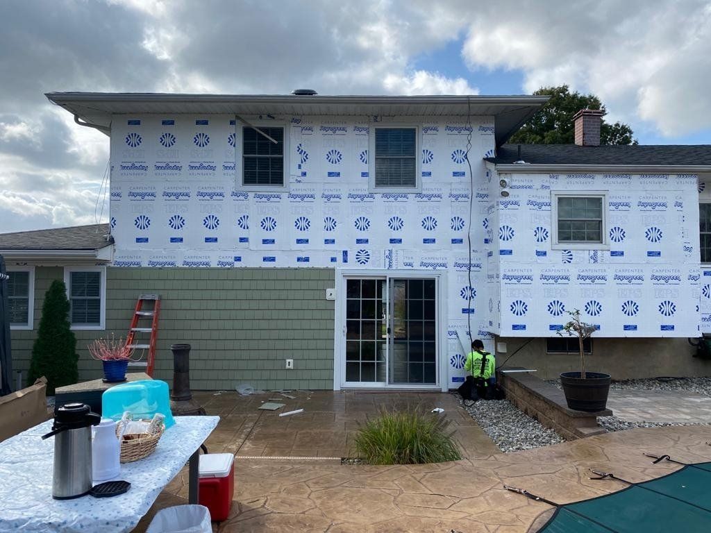 Before Siding Installation — Burlington, NJ — AD Roofer Siding & Gutters