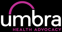 The logo for umbra health advocacy