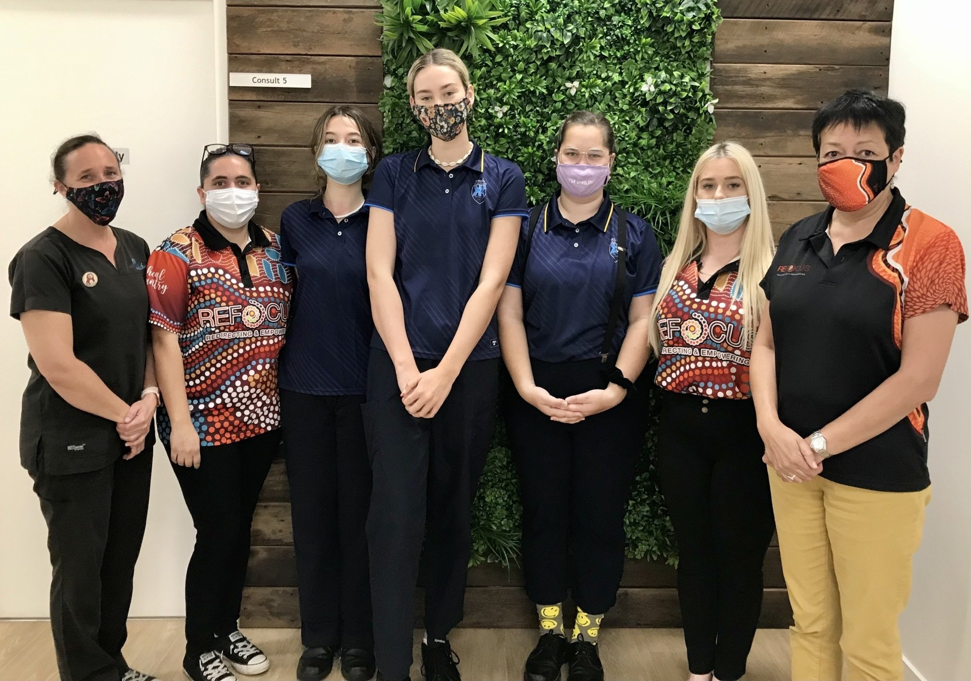 Coolum SHS students pictured with Gunyah Wellness staff as they complete their induction for their work placement experience. Coolum SHS students pictured with Gunyah Wellness staff as they complete their induction for their work placement experience.