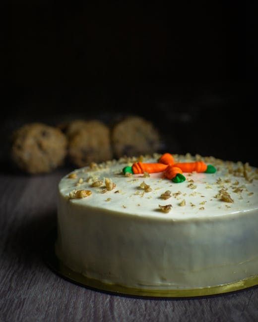 Carrot Cake with Cashew Cream Frosting
