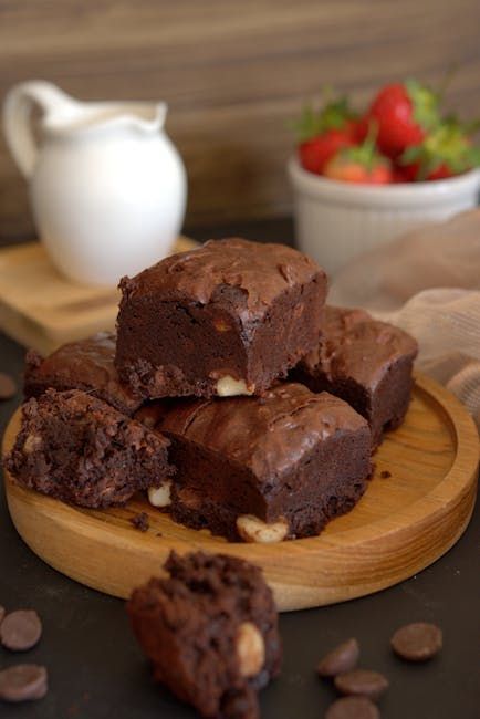 Dark Chocolate Fudge Brownies