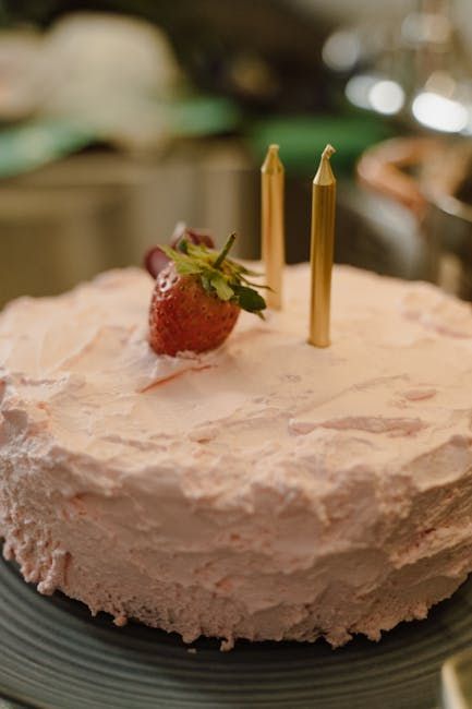 Strawberry Lemonade Celebration Cake