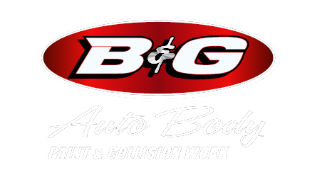 B&G Auto Body logo for expert collision repair and paint restoration services