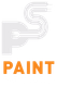 Logo with pale gray paint gun icon and orange “PAINT” text on white background