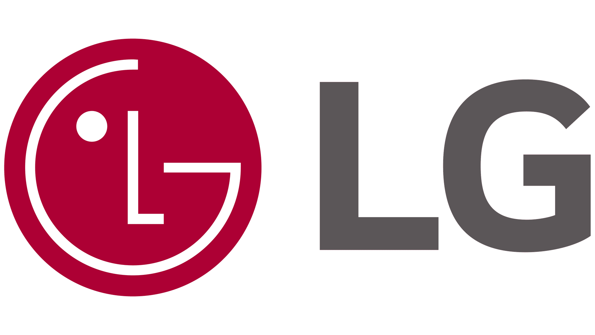 LG logo in red and gray on a white background
