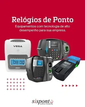 Imagens de 4 relógios de ponto, um relógio de ponto manual da marca VEGA e 3  Relógios eletrônicos da henry