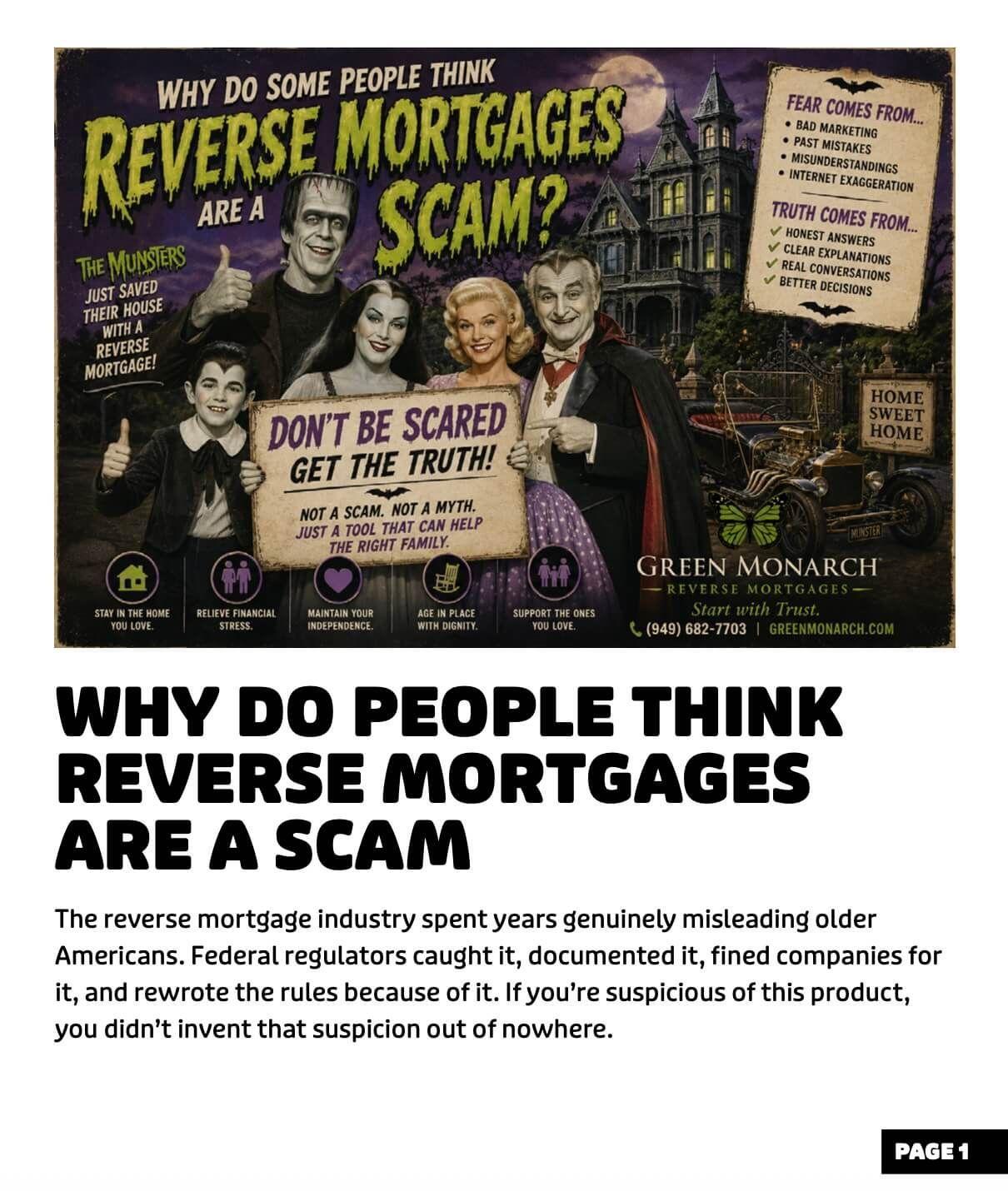 Why people think reverse mortgages are a scam?