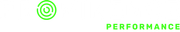 Green spiral logo with the word “PERFORMANCE” in green text on white background