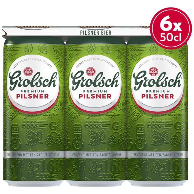 Grolsch Premium Pilsner 6 x 500ML