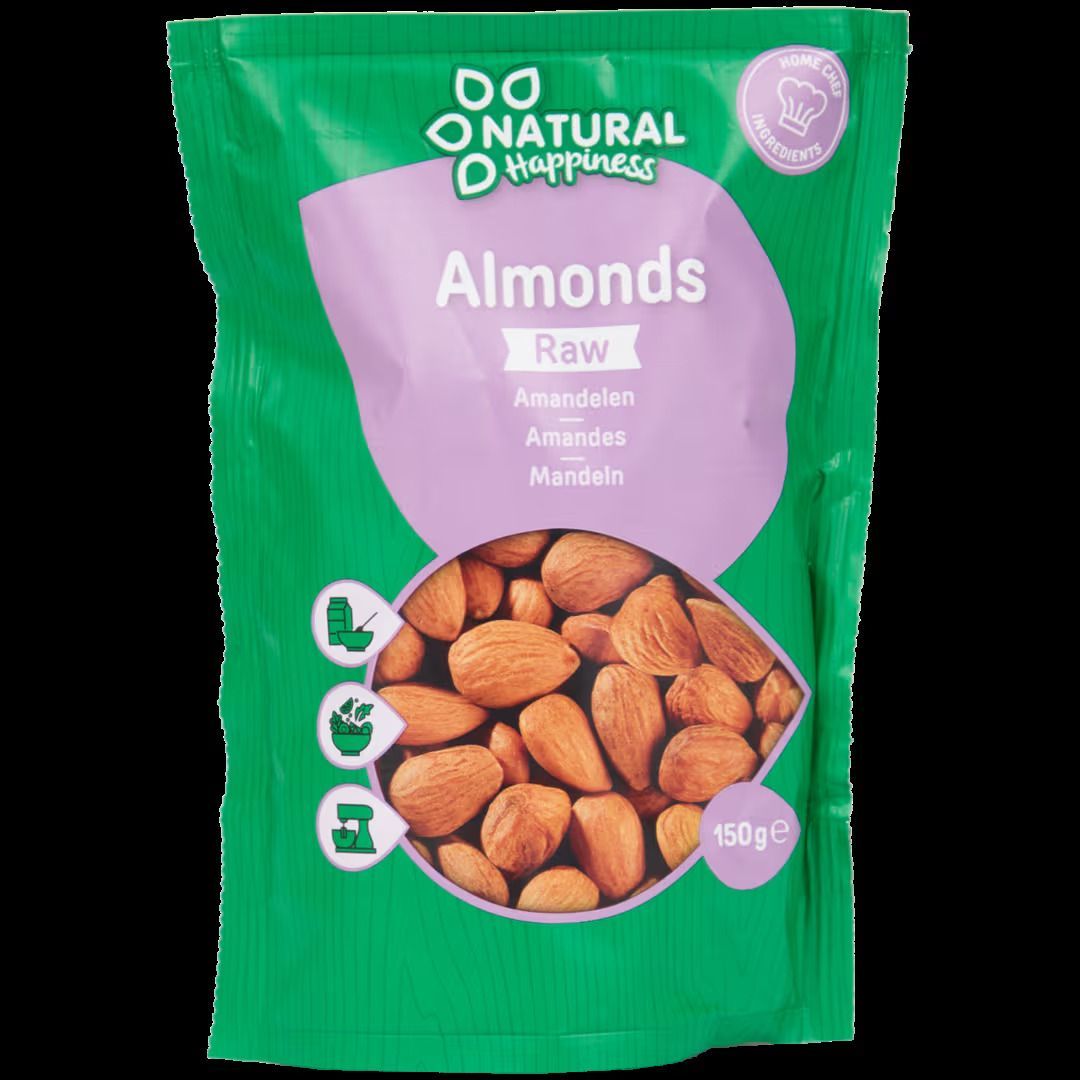 Natural Happiness almonds Raw