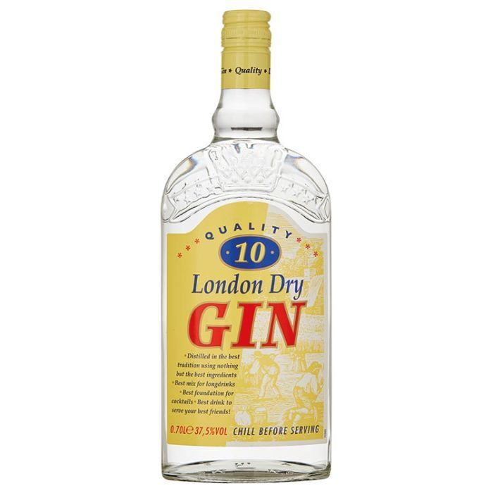 Quality 10 London Dry Gin 70cl