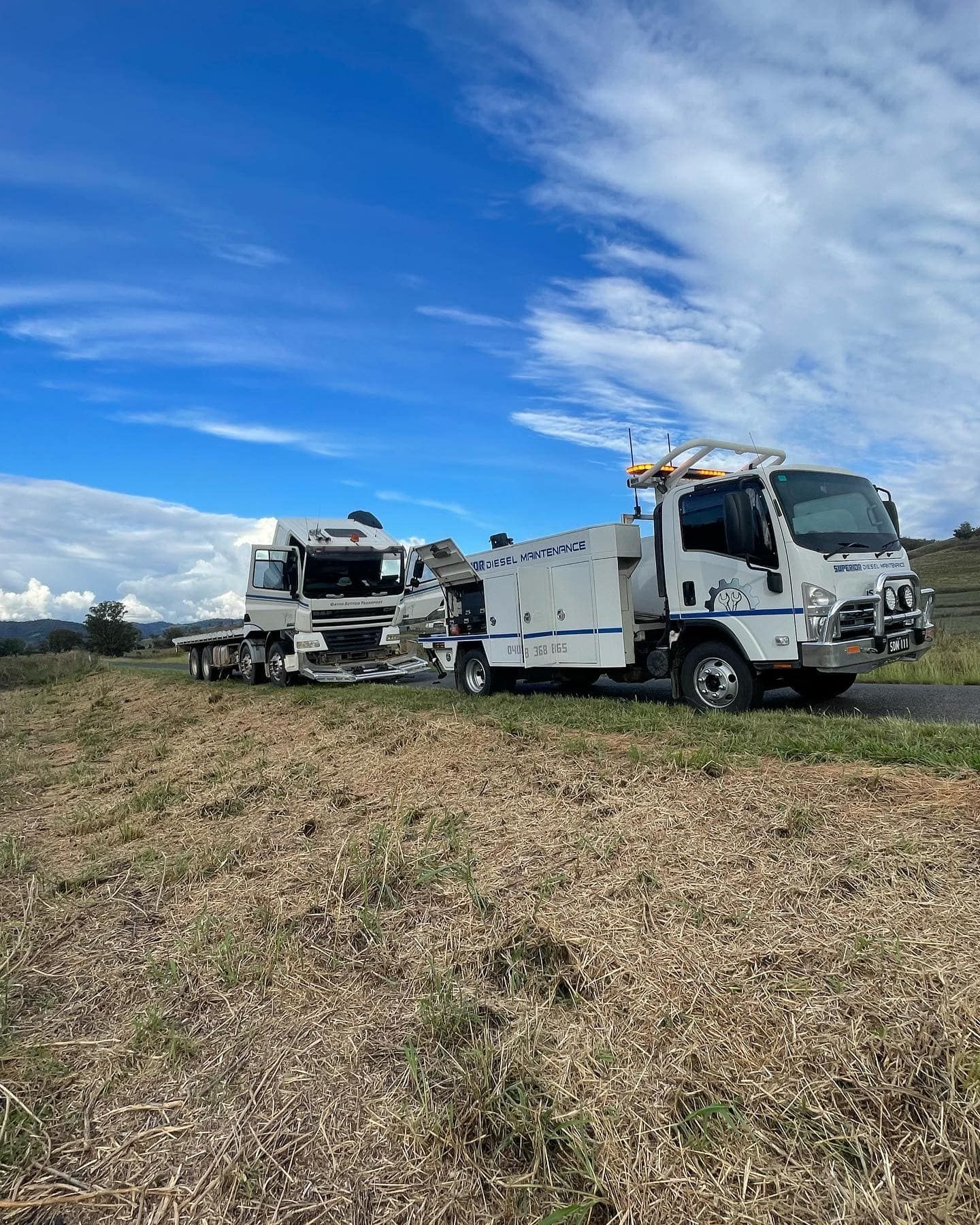 Fuel Tank of a Diesel Powered Truck — Superior Diesel Maintenance in Westdale, NSW