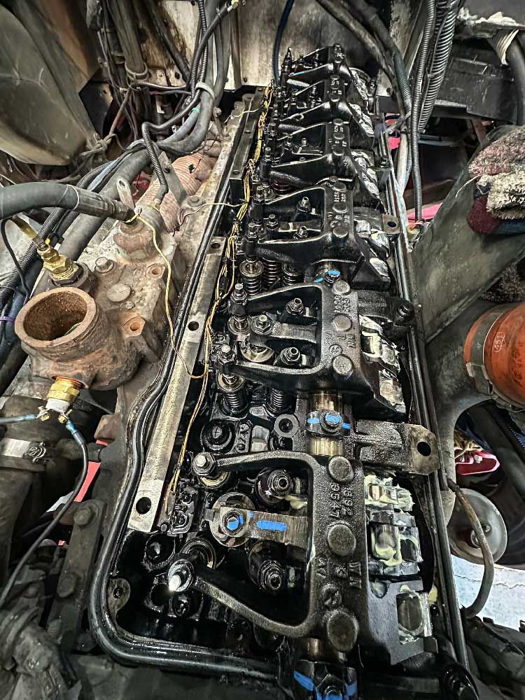 Large Truck Engine — Superior Diesel Maintenance in Westdale, NSW