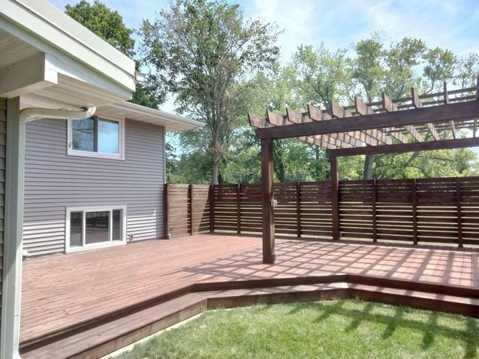Wooden deck and Pergolas