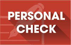 personal check