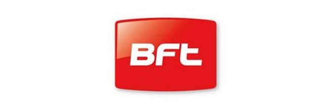 Logo BFT rosso su sfondo bianco