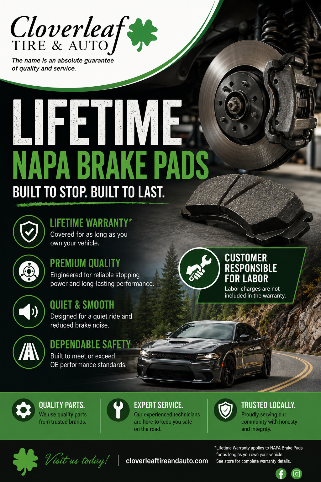 Coupon | Cloverleaf Tire & Auto