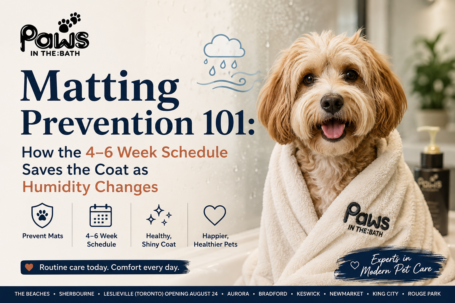 matting prevention & restorative pet care