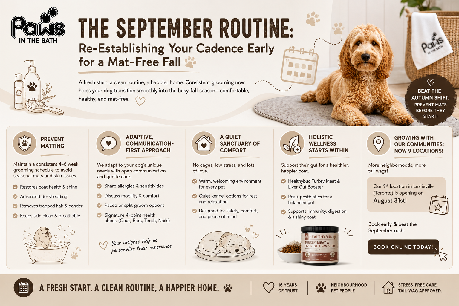 September pet routine