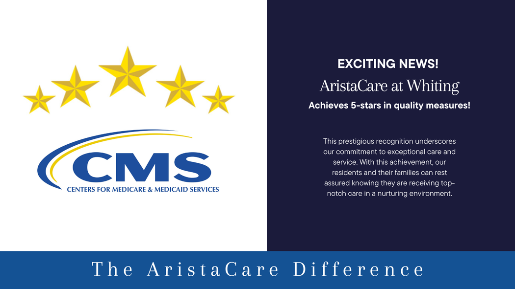 CMS logo with 5 stars and text: 