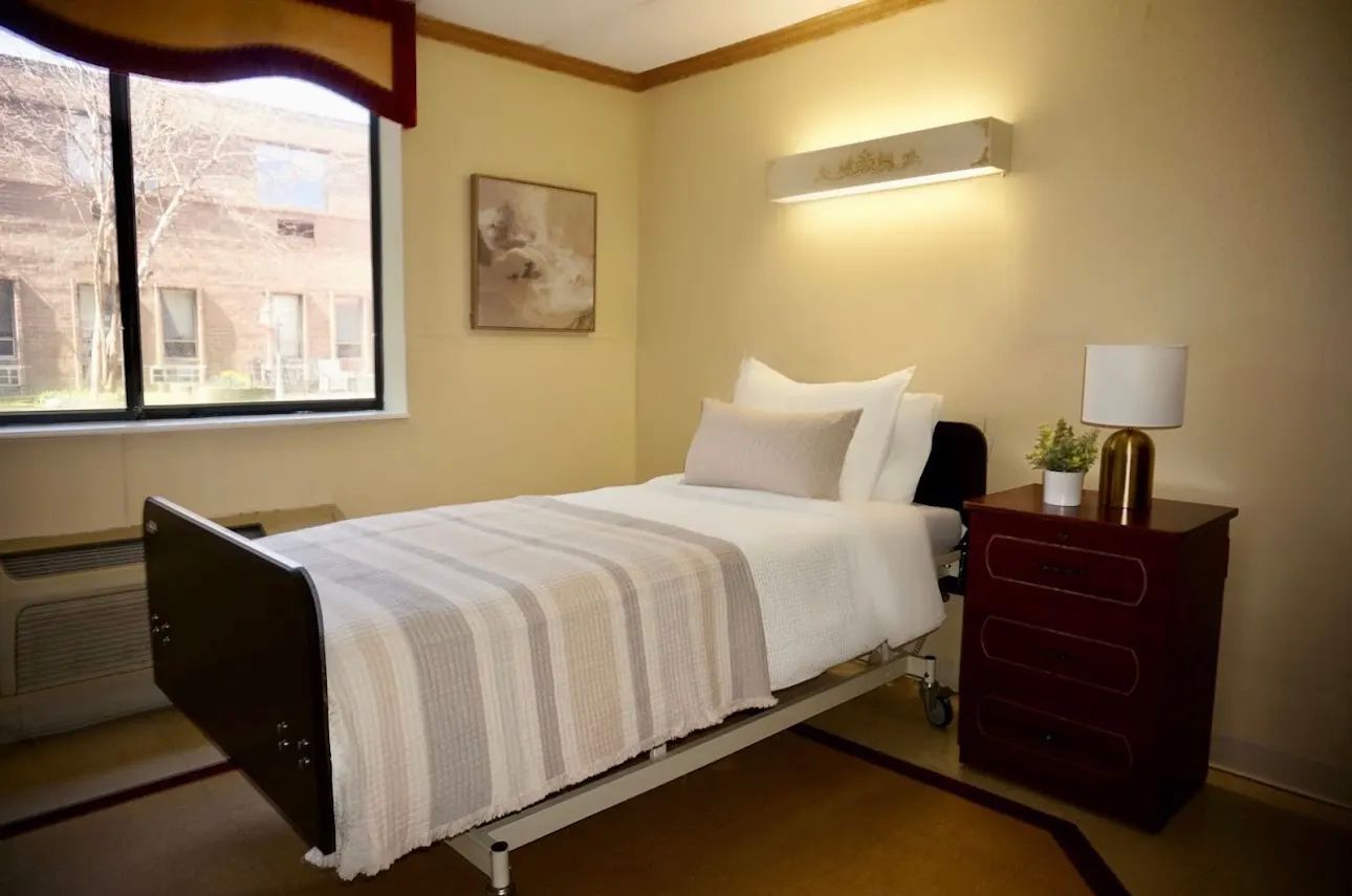 Private resident room at AristaCare at Whiting skilled nursing facility in Whiting NJ
