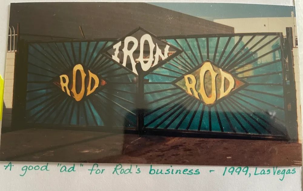 Iron Rod gates with 