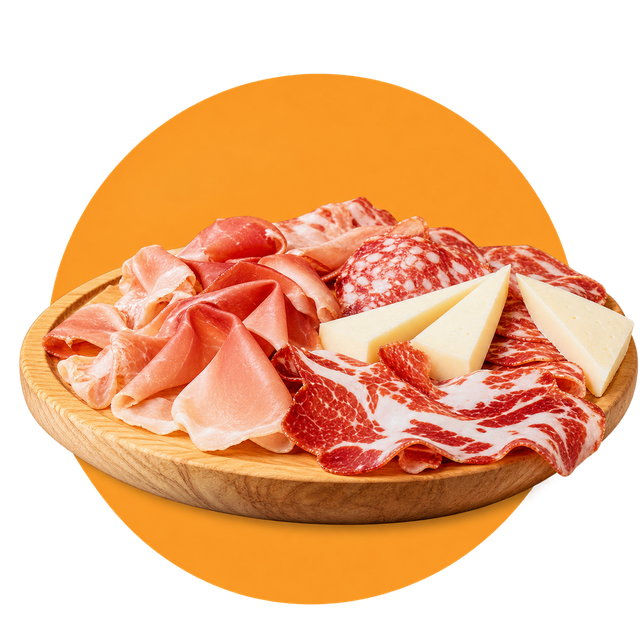 Tagliere di salumi e formaggi