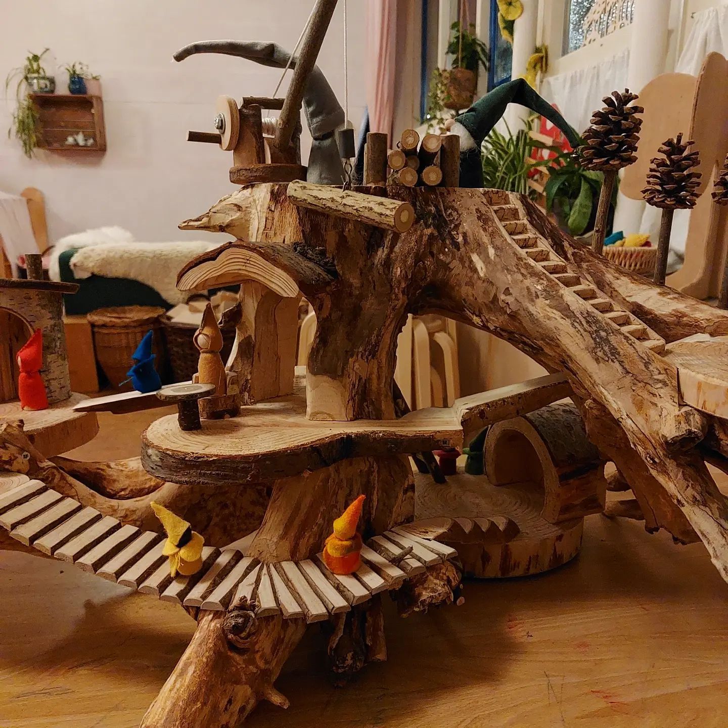Speelgoed van natuurlijke materialen