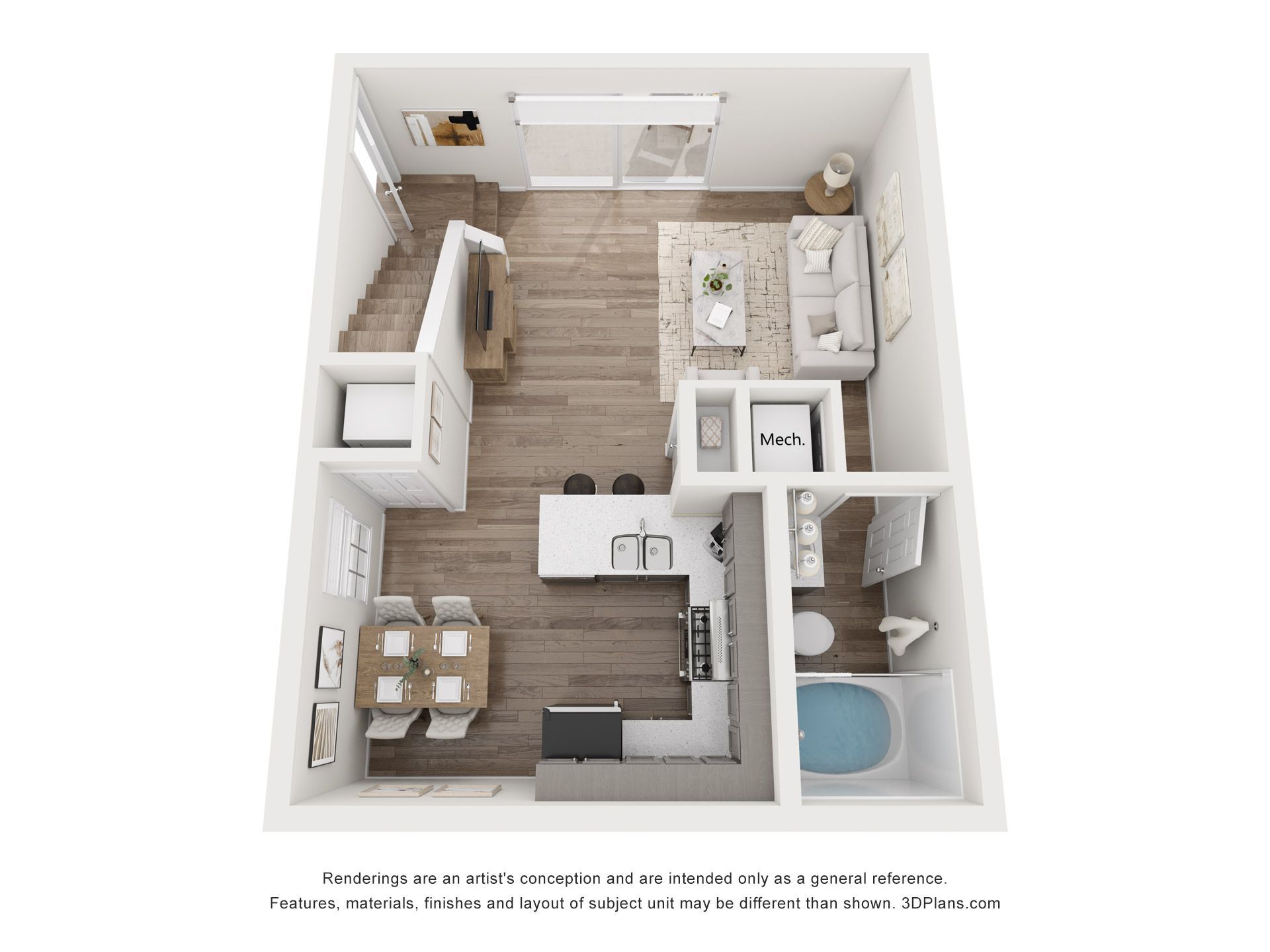 Loft Floorplan Type 2 Downstairs