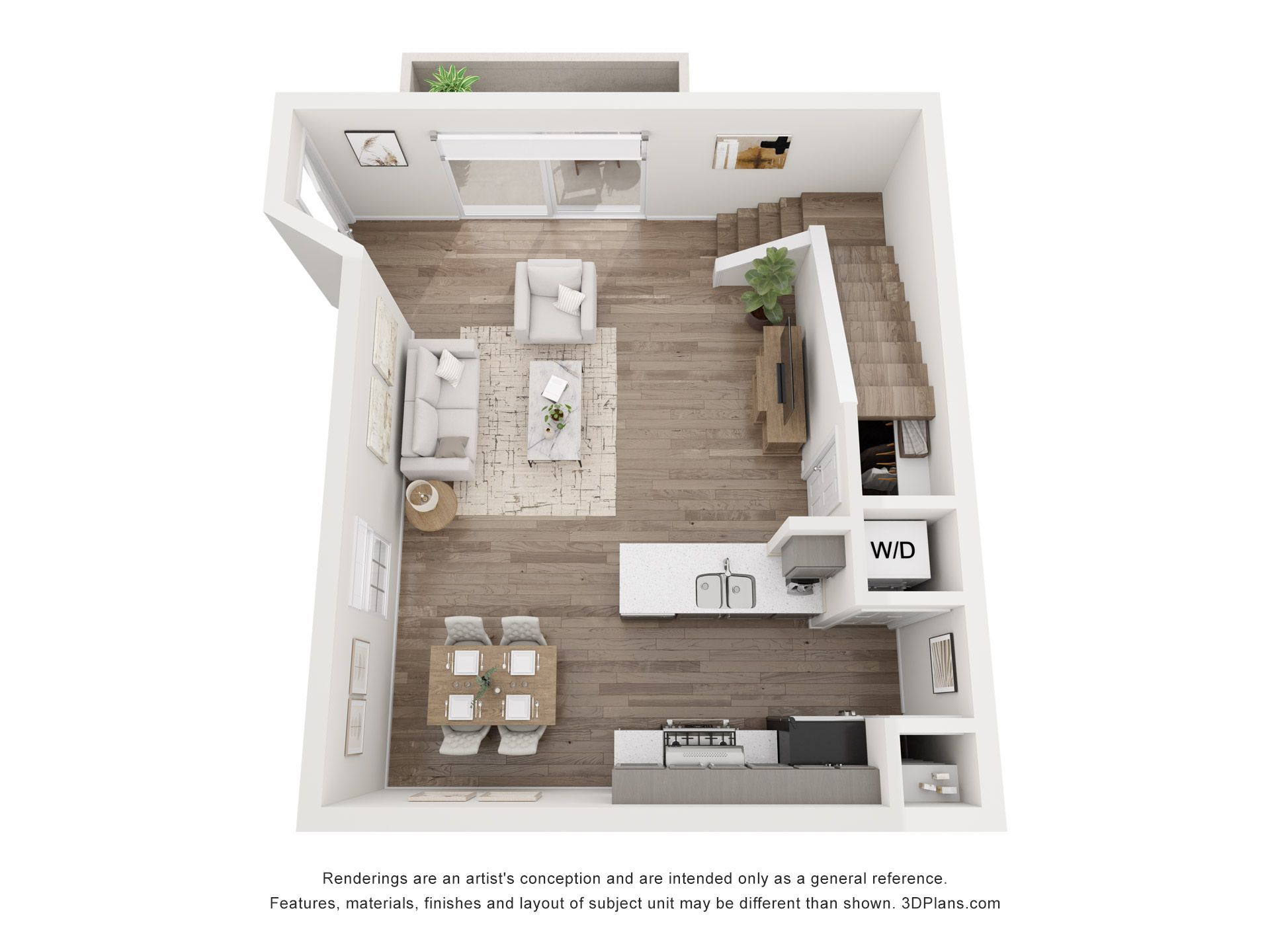 Loft Floorplan Type 3 Downstairs