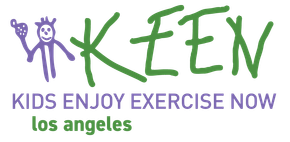 Click here to go back to home page KEEN Los Angeles - Kids Enjoying Exercise Now logo