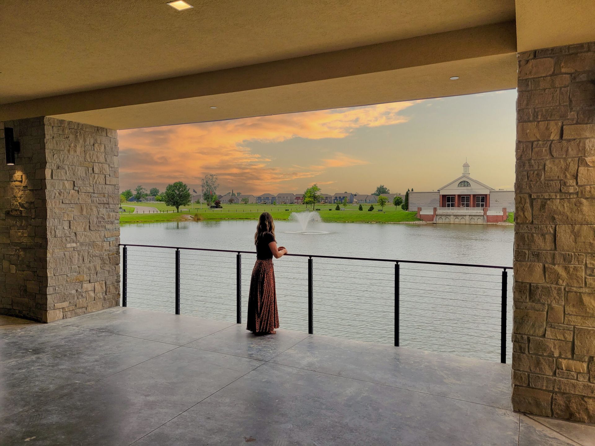 Prairie Waters Event Center Pond & Fountain
