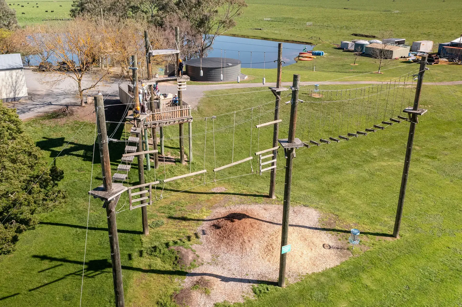 High Ropes Course at Alexandra Adventure Resort | School and Group Camps