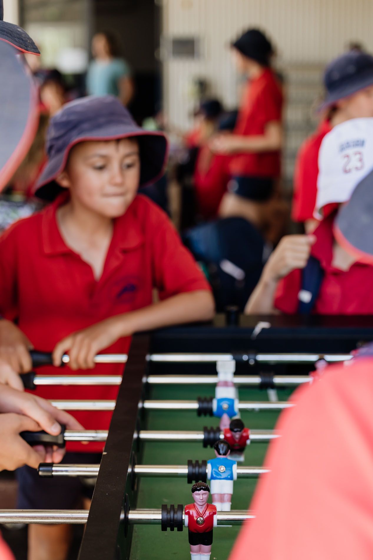 School camp games area at Alexandra Adventure Resort, Victoria