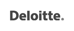 Deloitte logo in black text on a white background