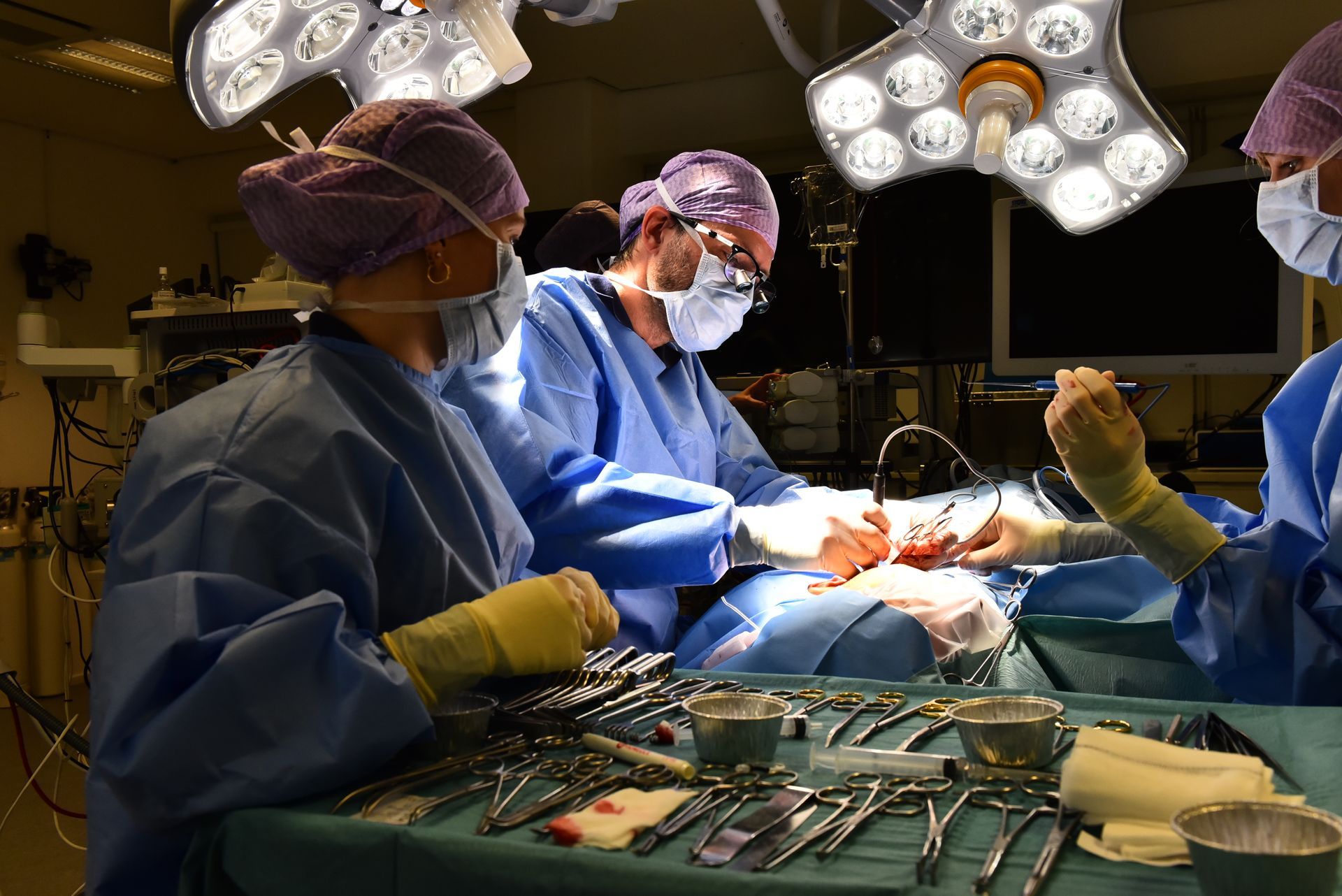 Operation hos  Charlottenlund Privathospital