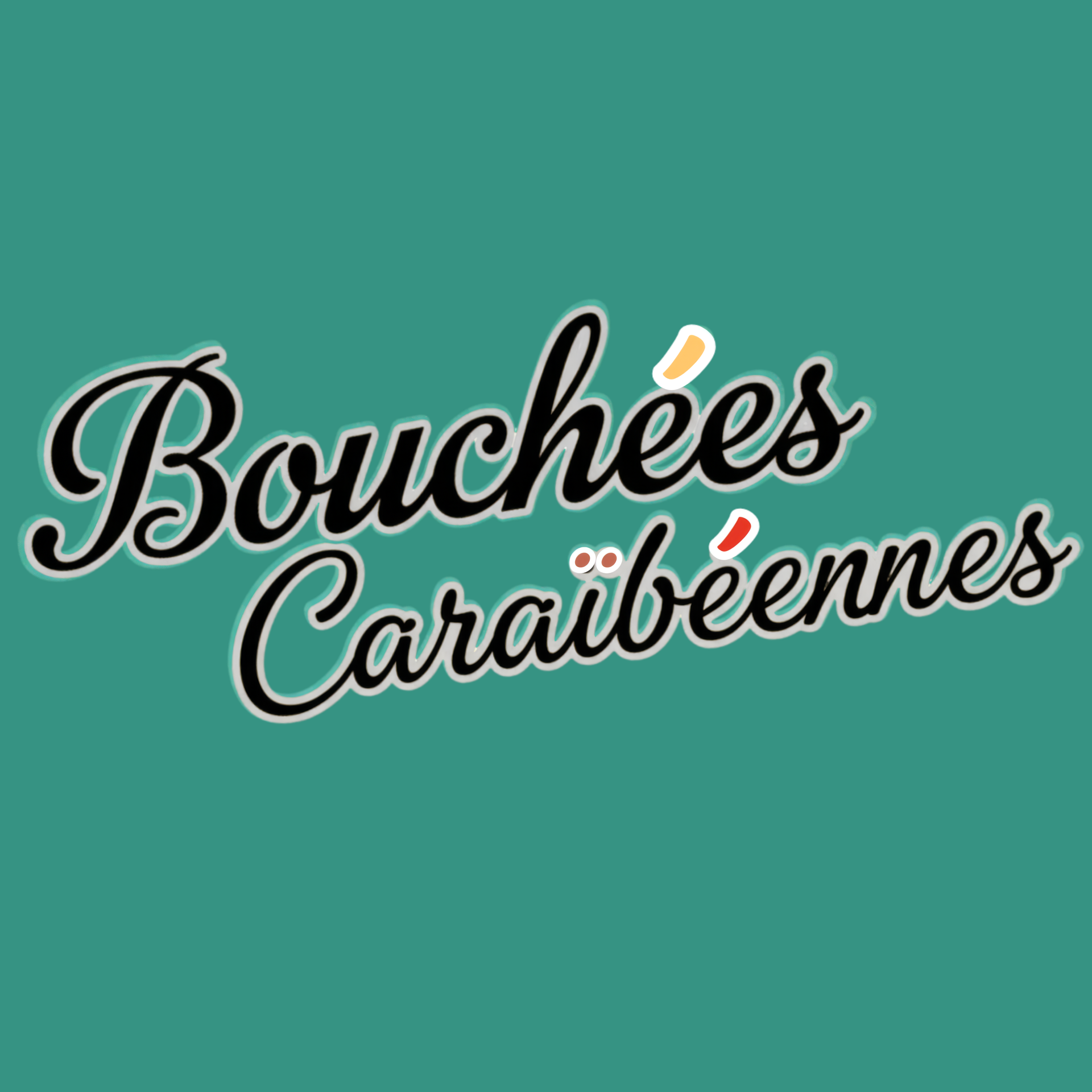 Logo cercle noir avec le texte jaune 