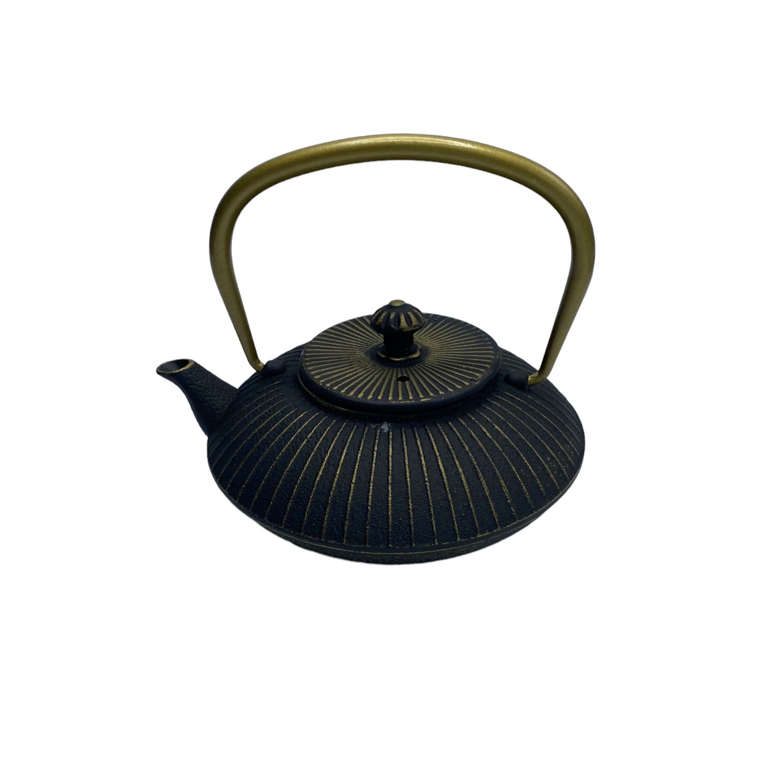 Theepot zwart/goud Salt Pepper