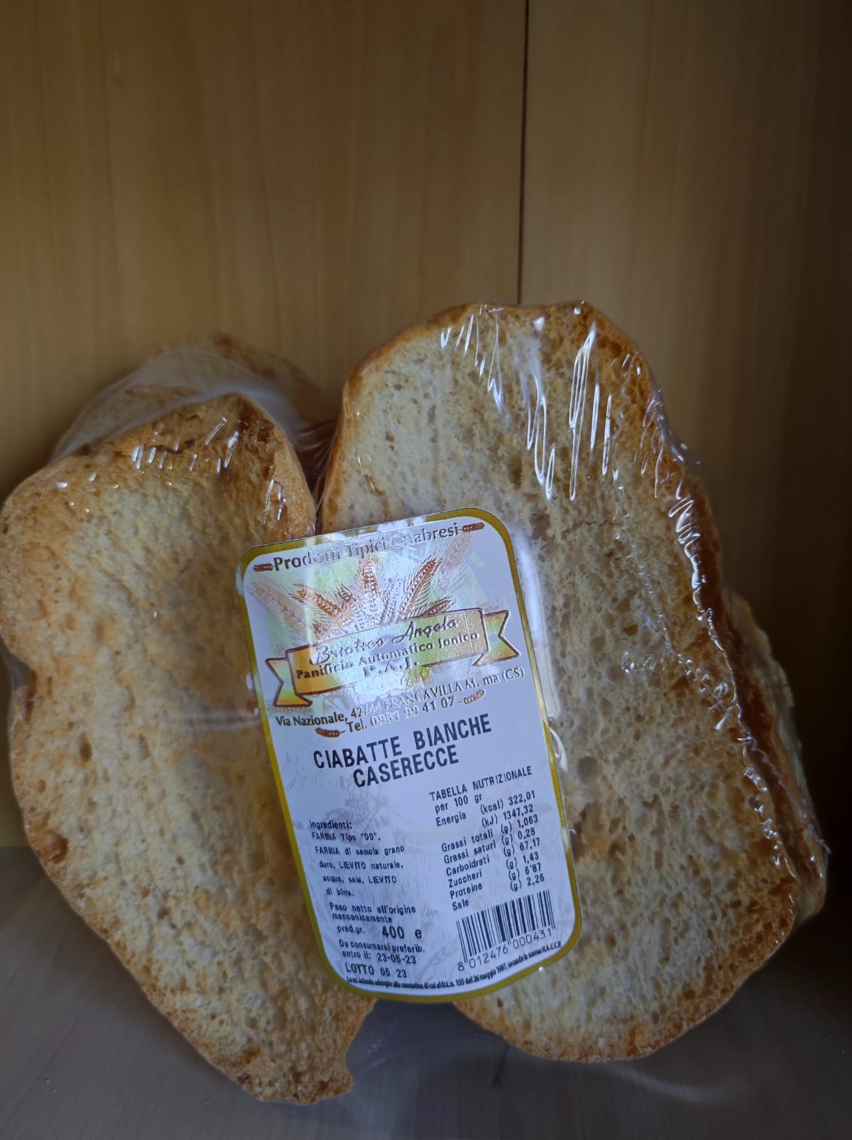 Ciabatte Bianche Casarecce