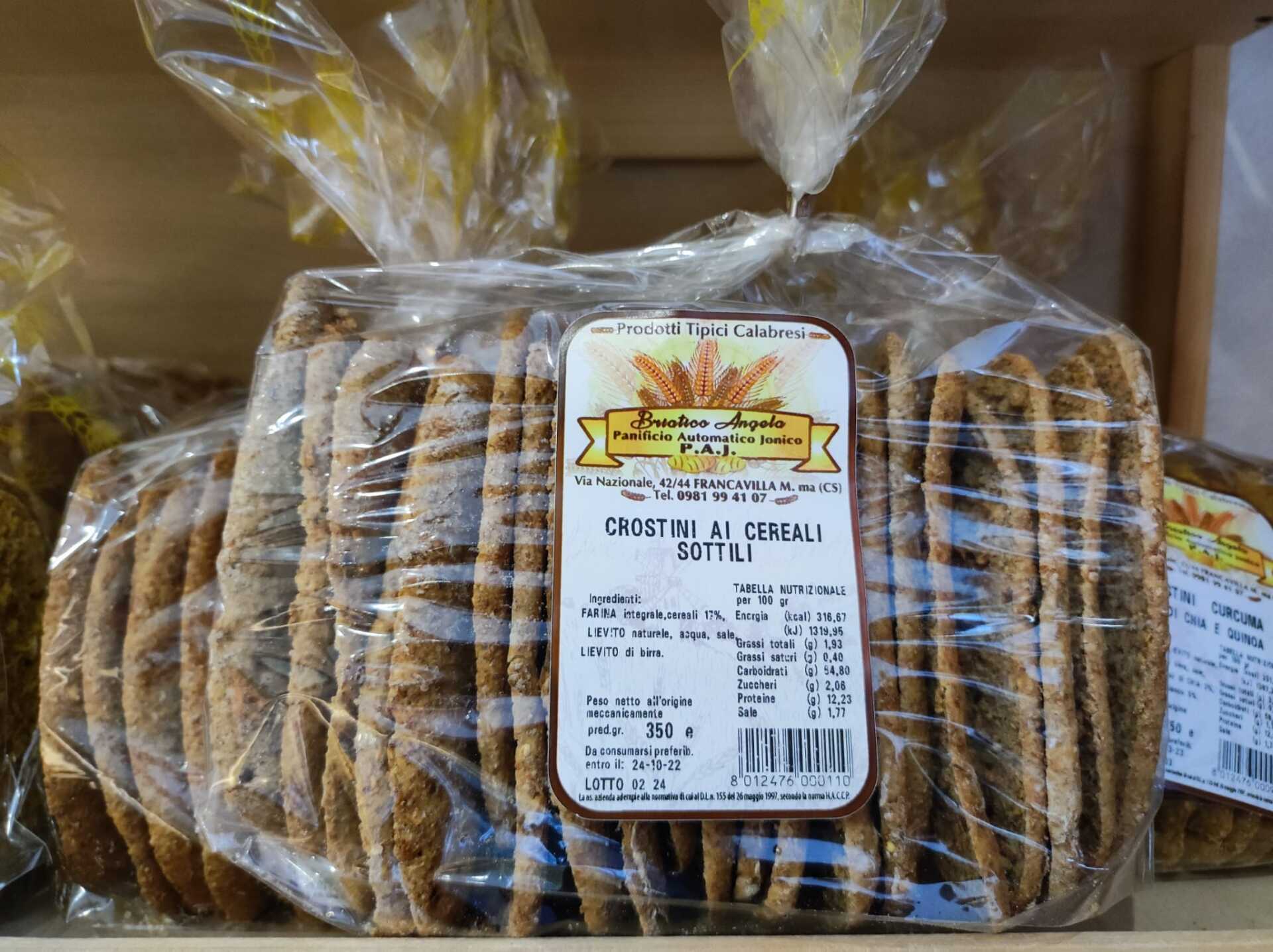 Crostini ai Cereali Sottili