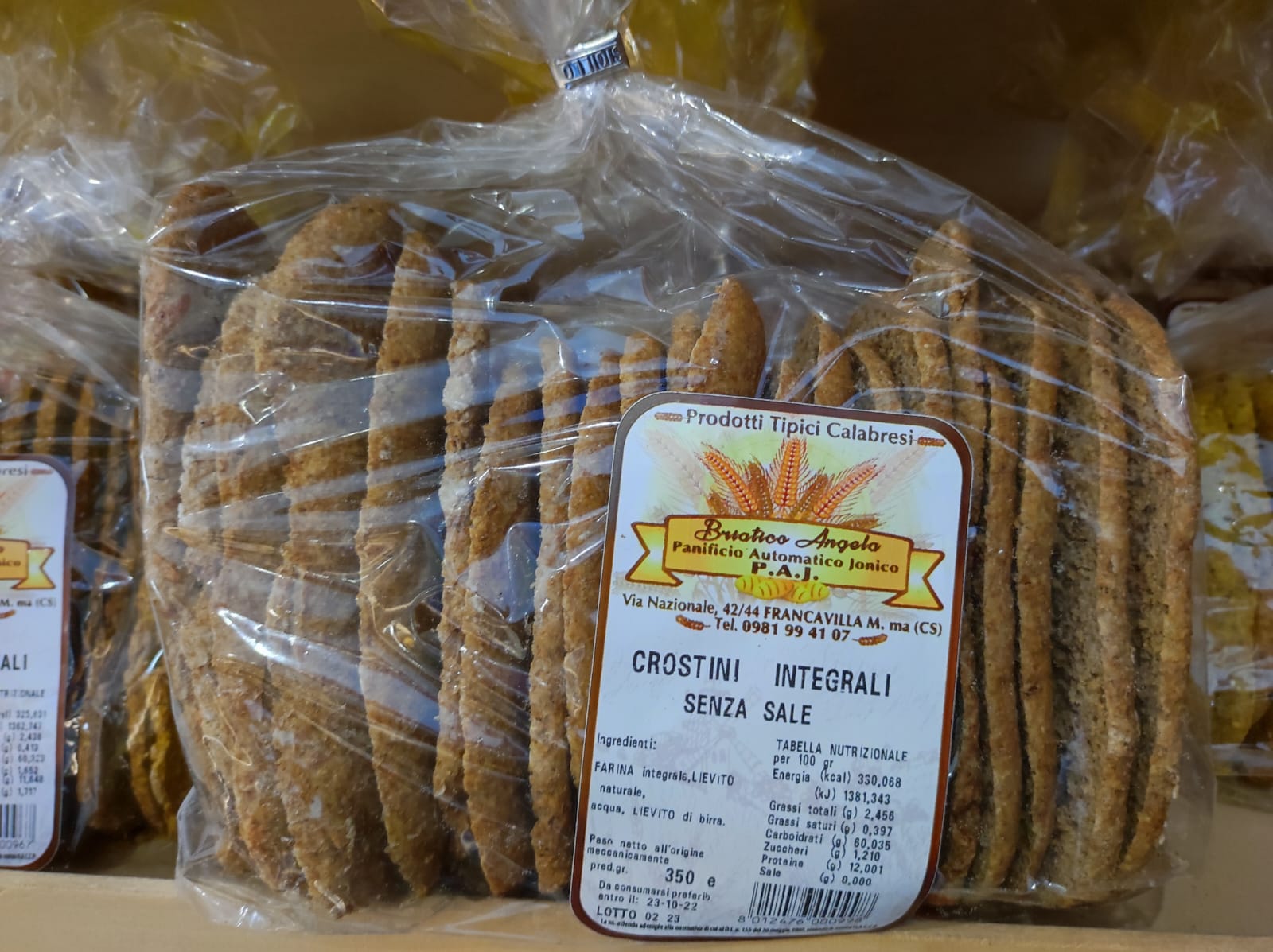 Crostini Integrali Senza Sale
