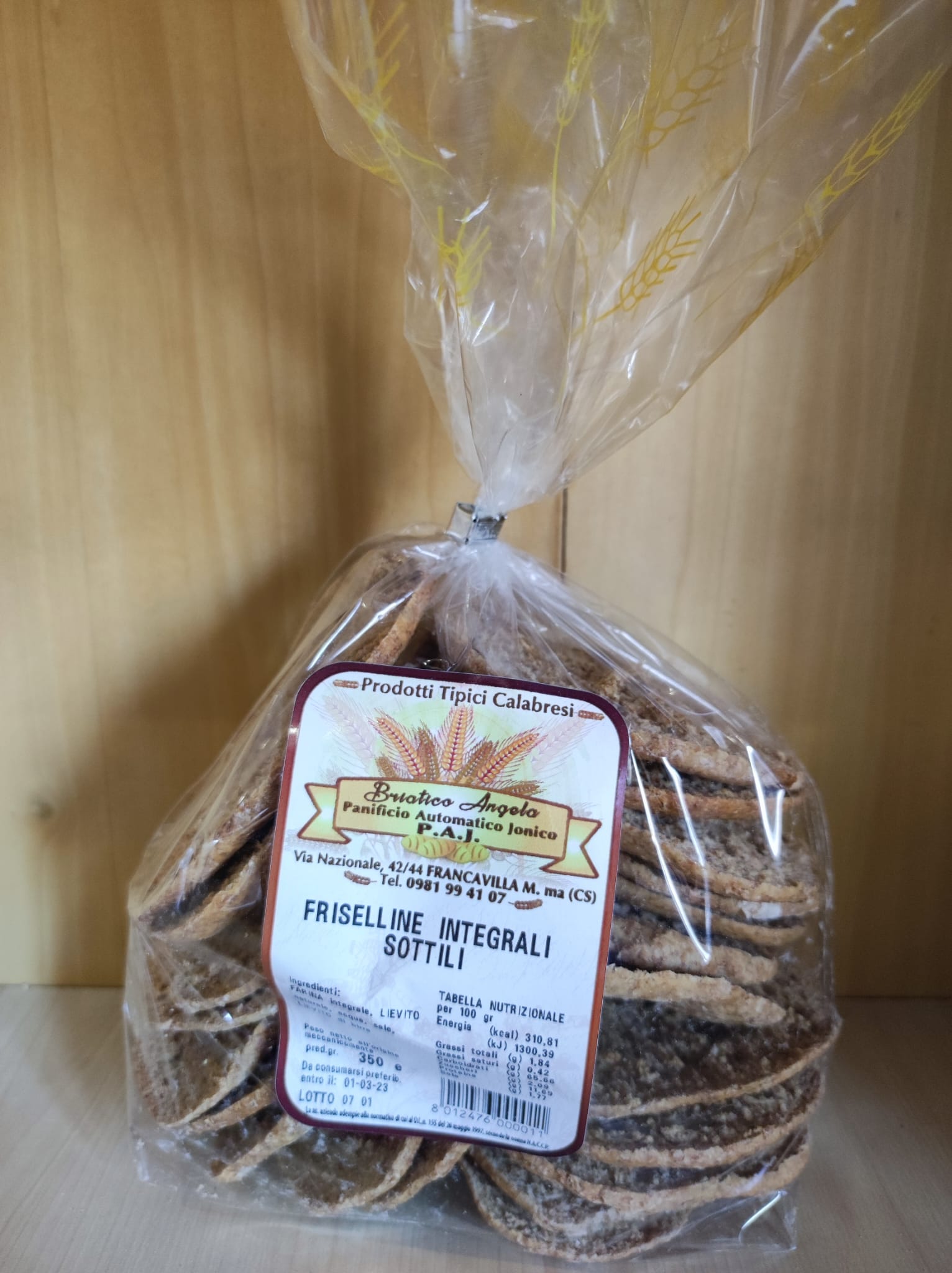Friselle Integrali Sottili