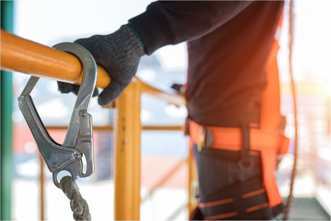 Man using Height Safety Gear