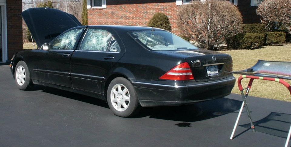 Black mercedes benz car ━ Albany, NY ━ Capitalland Glass