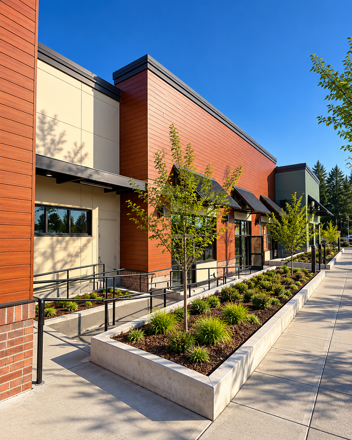 Chambers Bay Lot 3B in University Place, WA, Longboard, fiber cement and Fiberon siding by United Seattle