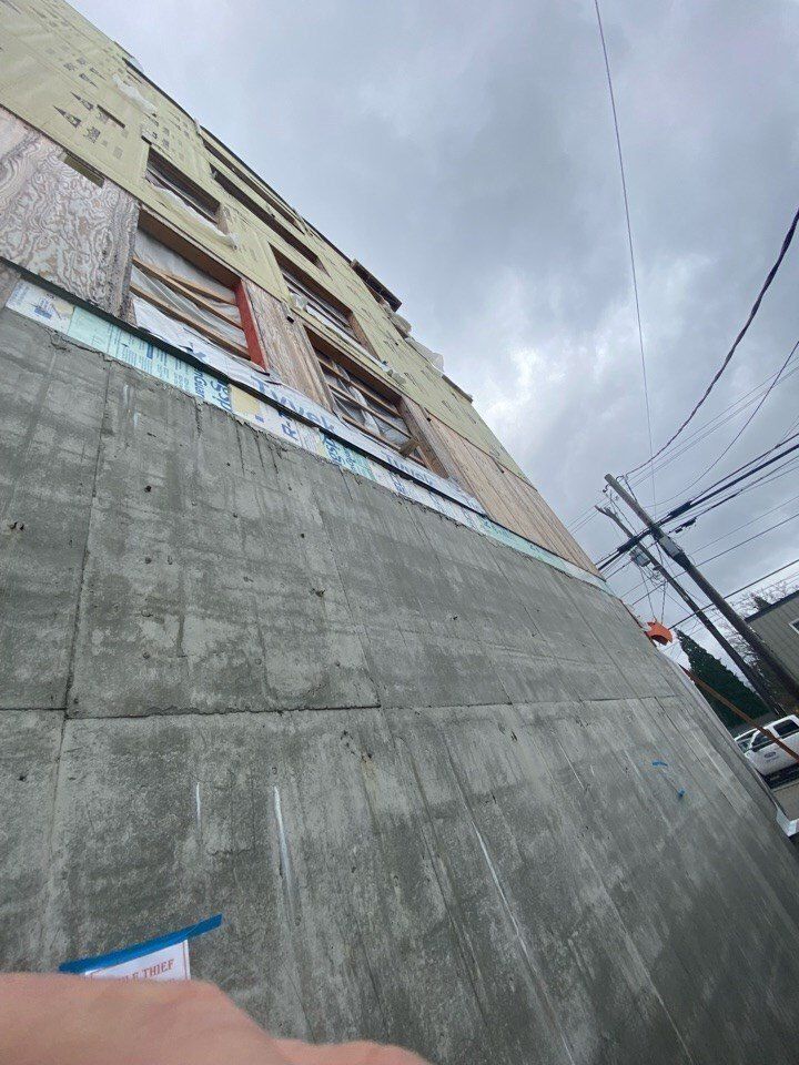 Maple Leaf Apartments in Seattle, WA during construction, before United Seattle's finish work